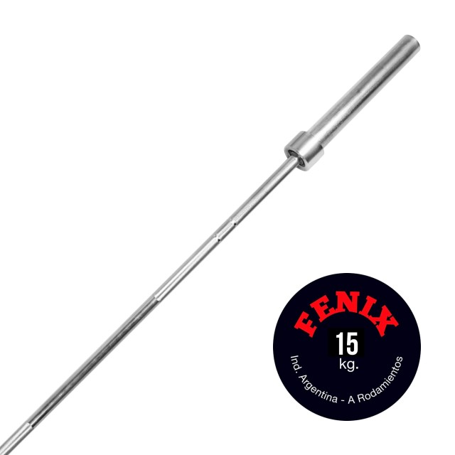 CF15 TRAINING BAR 15kg 2.01mts a Rodamiento Fenix Equipment